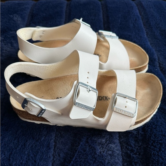 Birkenstock Shoes - Birkenstock WORN ONCE white sandal, size 37, made in Germany, leather, soft base